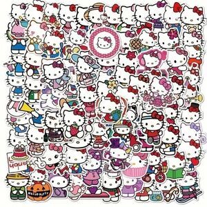 HELLO Kitty sanrio friends sticker set bundle decals keropi tuxedo sam k…